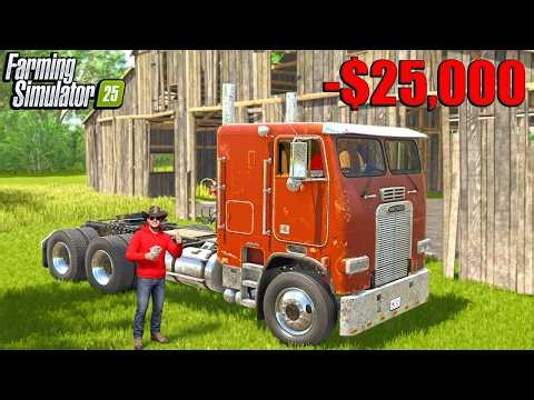 I SPENT $25,000 ON AN ABANDONED SEMI!? - (1ST GEN FARM)