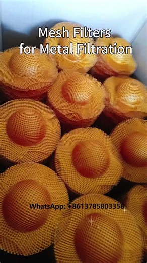 Glass Fiber Filter Mesh for Casting - High Temp Filter for Cleaner Aluminum Iron & Steel Castings