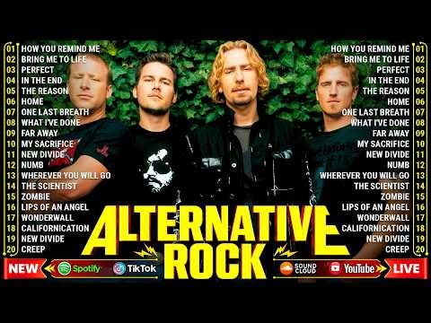 The Best Of 2000's Alternative Rock🎶Creed, Linkin Park, Nickelback, Coldplay, Green Day, Lifehouse