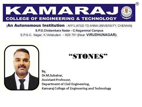 Stones – Building Material in Construction