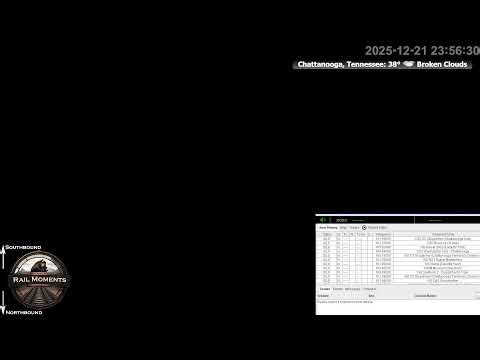 Live Chattanooga Railcam on W&A Subdivision - #CSX line in bird sanctuary by Mile Post 122.8 in TN