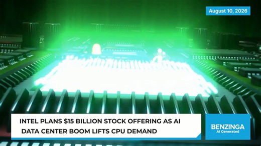 Intel plans $15B stock sale