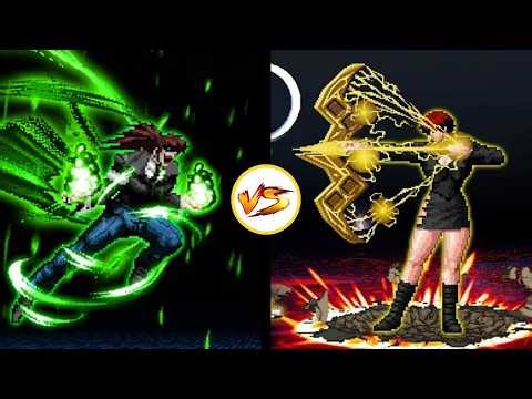 [KOF MUGEN] Iori Yagami (Titan) vs Shermie YS Fight
