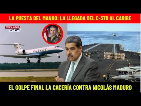 C-37B PLANE SENT: THE HANDOVER OF COMMAND JUST BEFORE THE FINAL BLOW