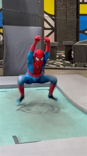 Spider-Man or an acrobat?😂 #spiderman