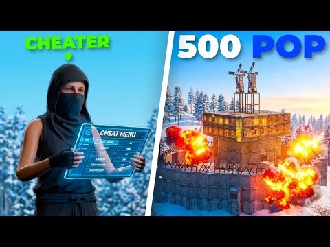 I used RUST CHEATS on WIPEDAY without getting BANNED.. (Closet Cheating)