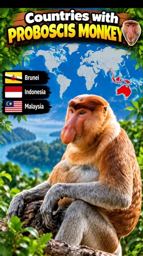 Countries these monkeys and Apes Lives in? #feed #trendingshorts #viralvideo #fyp