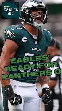 The Eagles Defense is READY for the Panthers! #eagles #flyeaglesfly #gobirds #eaglesnews #shorts