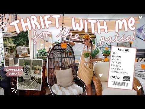 THRIFTING for my DREAM BACKYARD *I found $5000 of patio furniture for FREE!*