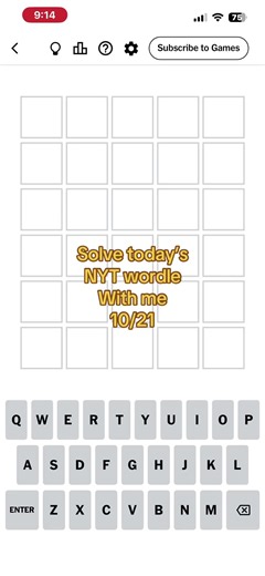 NYT Wordle 10/24/26: Solve Today's Puzzle