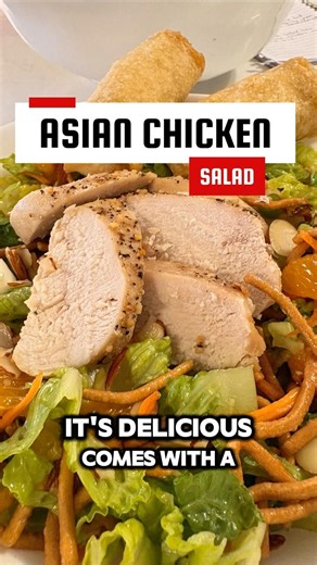 Asian Chicken Salad in Minutes — With the Mason Jar Dressing That Beats Any Bottle 🥗 #shorts
