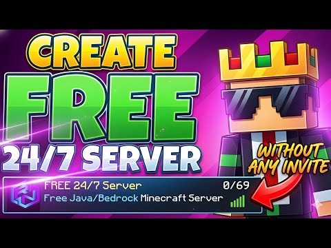 How To Make Free Minecraft Server 24x7 | Free 24/7 Minecraft Hosting😇