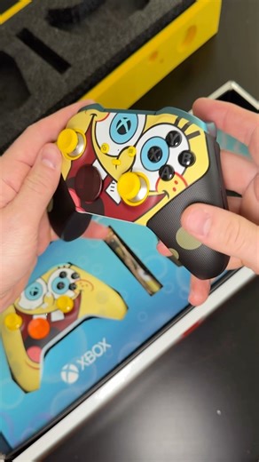 Unboxing Two New Limited Edition SpongeBob Movie Xbox Controllers 🧽🎮