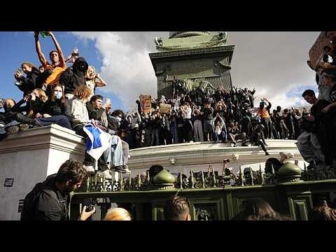 Teen revolt or revolution? The student protests threatening France's presidential race