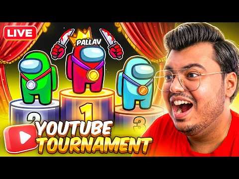 Among Us YouTubers Tournament 🔥 | Winner Takes All 🏆 | LIVE 🔴
