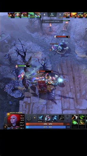 Making Drow Ranger Fat so She can carry me
