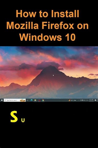 How to Install Mozilla Firefox on Windows 10 #Shorts