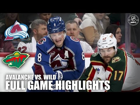 Colorado Avalanche vs. Minnesota Wild | Full Game Highlights | ESPN NHL