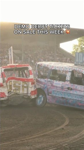 🏁💥 DEMO DERBY TICKETS ON SALE THIS WEEK