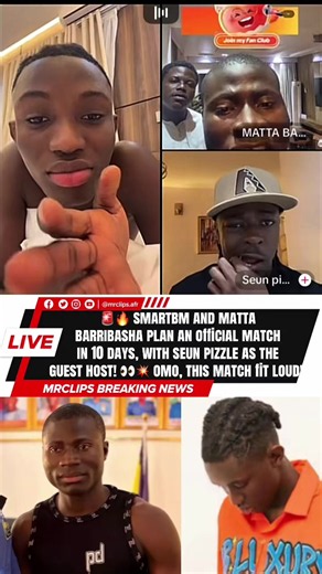 smartbm vs Matta Barribasha official match in 10 days — Seun Pizzle guest host