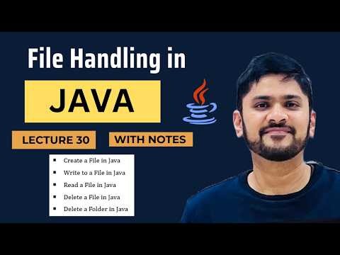 File Handling in Java | Java Tutorial for Beginners | Amit Thinks