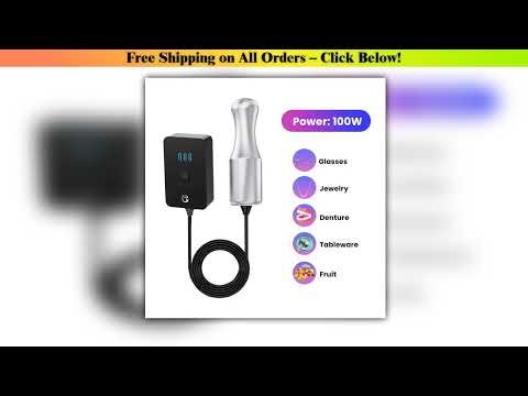 GENENG-Portable Ultrasonic Cleaner for Home, Ultrasound Cleaning Bath, Jewelry Glasses Washing