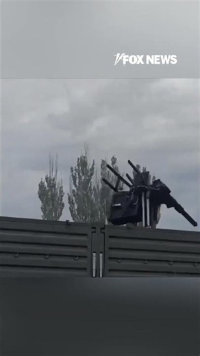 Russian soldier sent flying as Soviet-era weapon spins out of control #shorts #foxnews #news #us
