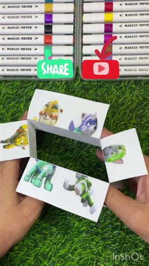 🐾 PAW PATROL SUPER PUPPY RACE! 🟡💚🩵 Who Will Win?😱 #pawpatrol #trending #cartoon #shorts #anime