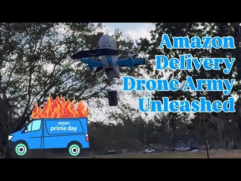 Amazon Delivery Drone Army Unleashed