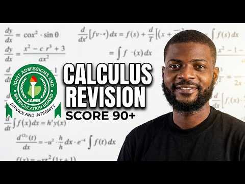 JAMB 2026 Calculus Questions and Answers | Score 90+ in Maths