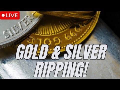 🔴LIVE: Gold & Silver Ripping Higher 🚀 Is This the Breakout Week?