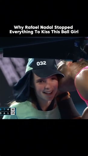 A Moment This Ball Girl Will Never Forget! 🥺 #tennis #nadal #wholesome