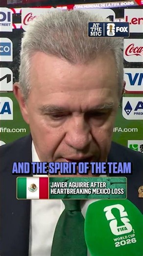 Javier Aguirre has no major complaints against his Mexico team 🇲🇽