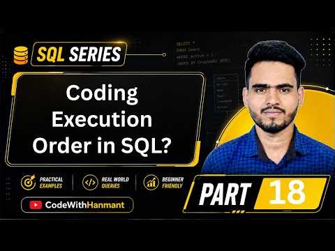 Coding Execution order in SQL?