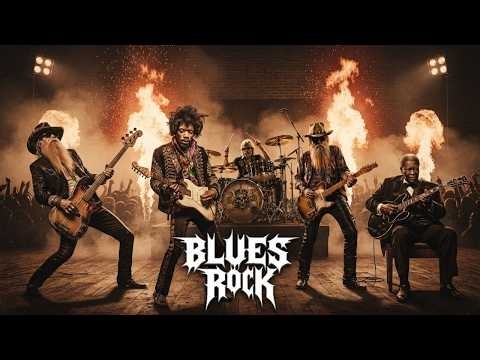 🎸 Best Classic Blues Rock Songs | AC/DC, ZZ Top & Stevie Ray Vaughan Legendary Guitar Solos