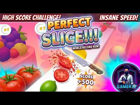Perfect Slice LIVE NOW🔴 Ultimate Cutting Challenge 😱 #live #perfectslice #017