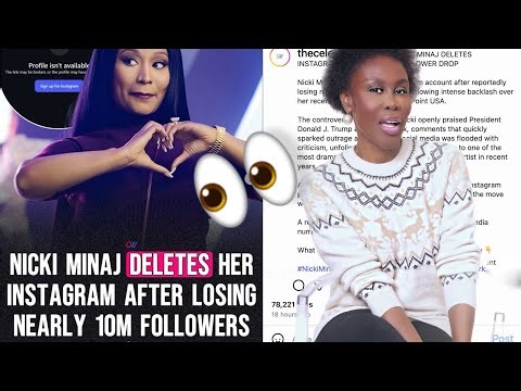 WAIT, WHAT? 👀 🎶 NICKI MINAJ LOST 10 MILLION FOLLOWERS OVER TPUSA EVENT?😳 THE TRUTH!