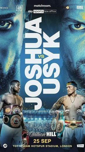 @boxing.club12 on Instagram: "🥊 Oleksandr Usyk vs Anthony Joshua 📅 September 25, 2021 12 rounds of pure skill. Speed. Movement. Ring IQ. 📊 Result: Usyk wins by unanimous decision (UD 12). Usyk outboxed Joshua and became the new world champion 🔥"