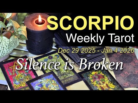 SCORPIO Weekly Tarot 'SOMEONE MAKES THE FIRST MOVE!" Intuitive Spiritual Guidance | Dec 29 - Jan 4