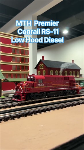 MTH Conrail 7610 RS-11 Low Hood Diesel #mthtrains #train #oscale #modeltrains #conrail
