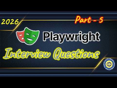 Top 100 Playwright Interview Questions Part 5 | Pradeep Nailwal