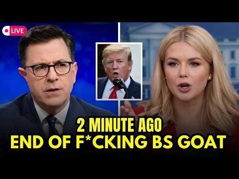 Stephen Colbert Clashes with Karoline Leavitt — Tense Moment Goes Viral