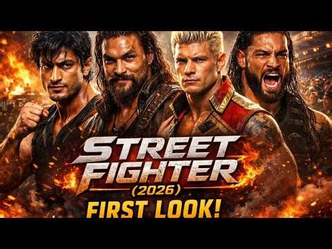 Street Fighter (2026) Trailer | Vidyut Jammwal | Jason Momoa | Roman Reigns | First Look 🔥