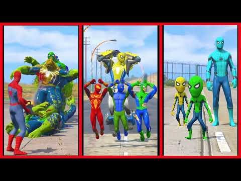 SPIDERMAN VS VENOM VS HULK | Who is winner?