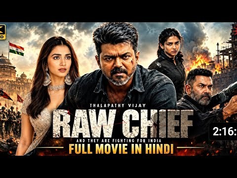 Thalapathy Vijay’s RAW Chief (रॉ चीफ) - South indian Action Hindi Dubbed Movie | Pooja Hegde