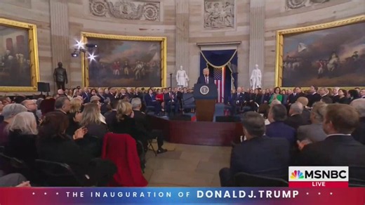 Trump, in his inauguration speech: “I will also sign an executive order to immediately stop all government censorship and bring back free speech to America.” https://t.co/IGIerUEB5u https://t.co/zHfWcayB8w