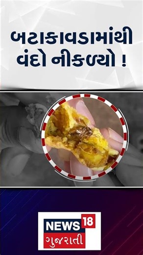 A cockroach emerged from a potato field in Anand! | આણંદમાં બટાકાવડામાંથી વંદો નીકળ્યો ! | N18S