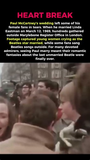 Paul McCartney gets married #shorts