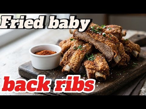 How to make the easiest baby back ribs meal #ribs #friedpork #cooking