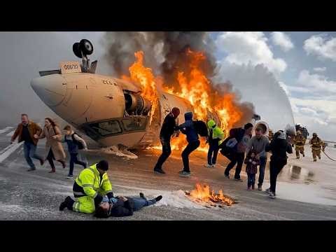 Shocking Plane Crashes and Aviation Moments Caught on Camera!